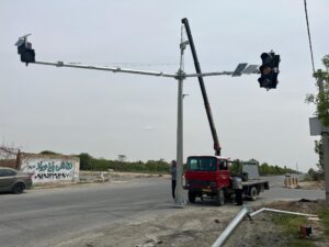 پایه چراغ راهنمایی